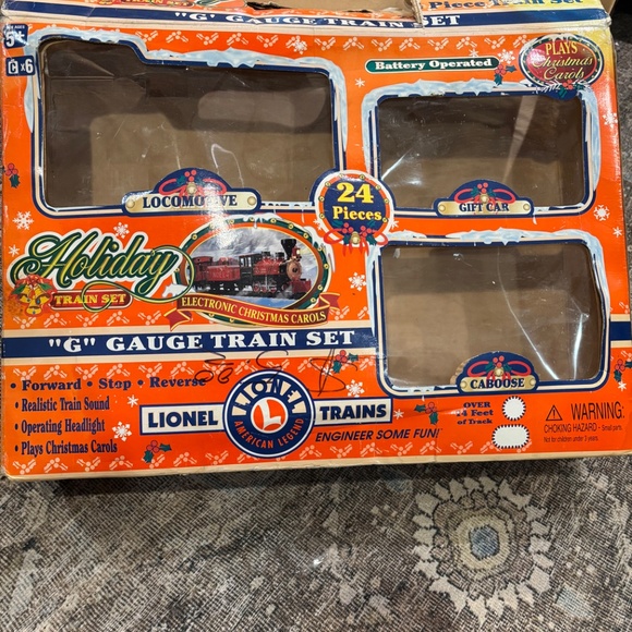 Lionel G Gauge HOLIDAY TRAIN Set COMPLETE 62134 WORKS GREAT - Picture 11 of 11